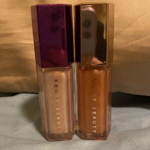 Fenty Beauty gloss bomb in Champ Stamp & Holla Gram bundle